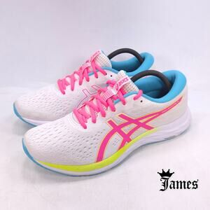 Asics Gel-Excite 7 Athletic Lace Up Running Shoes Womens Size 11 1012A562 White